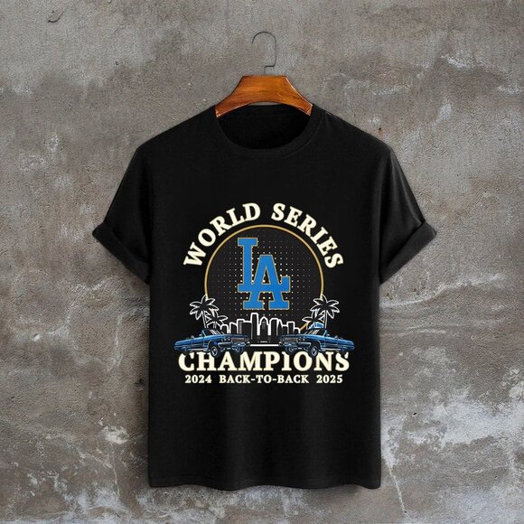 Travon A Other - Los Angeles Dodgers World Series Champions Back to Back Tshirt